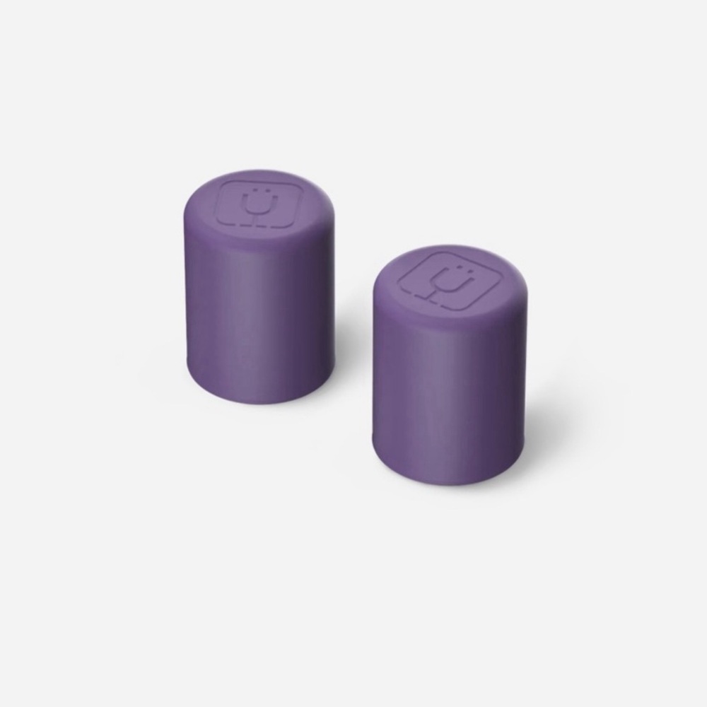 NEW! BRUMATE Dark Aura Purple Magnetic Era Straw Covers Set of 2 New in Package!
